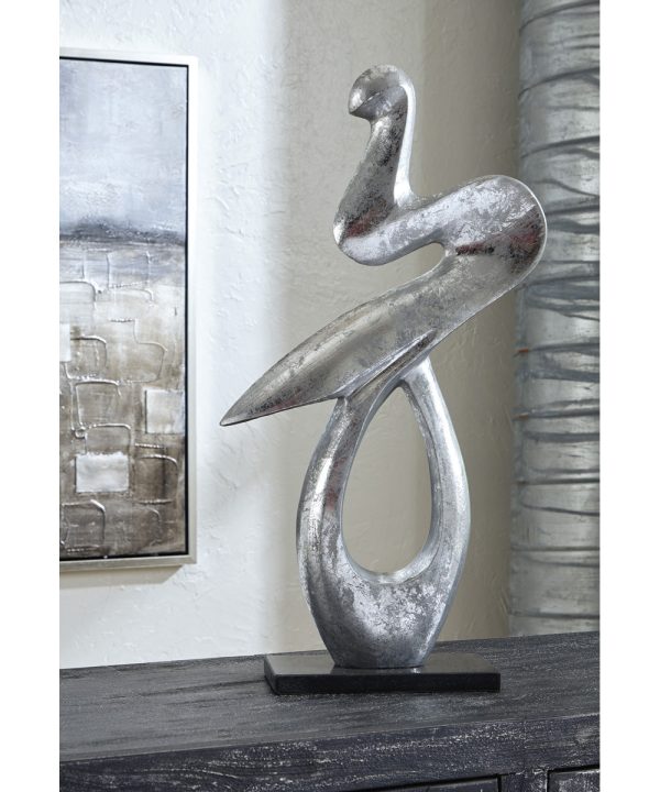 Devri Sculpture Black Silver Online now