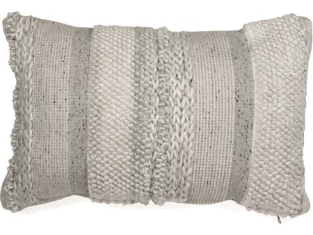 Standon Pillow Gray White on Sale