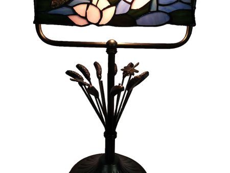 Dragonfly Bankers Tiffany Accent Lamp For Cheap