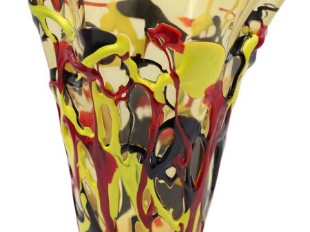 Senisa Hand Blown Art Glass Vase Online Hot Sale