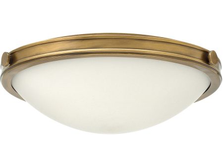 Maxwell LED-Light Medium Flush Mount in Heritage Brass on Sale