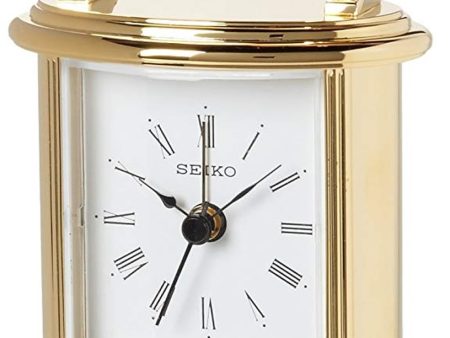 Carriage Desk and Table Clock with Metal Handle and Alarm Discount