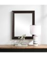 Wythe Burnished Wood Mirror Online Hot Sale