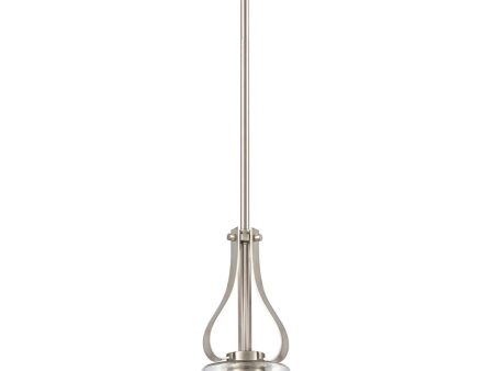 1-Light Small Penadant Brushed Nickel For Discount