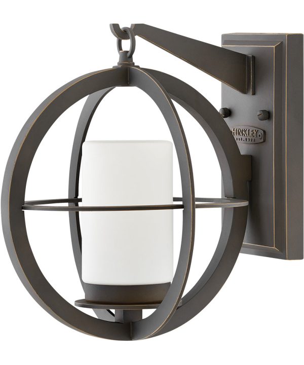 1-Light Small Outdoor Wall Mount Lantern in Oil Rubbed Bronze Cheap