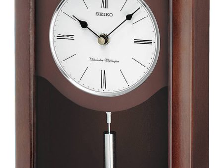 13 H Mantel Clock Dark Brown Alder Discount