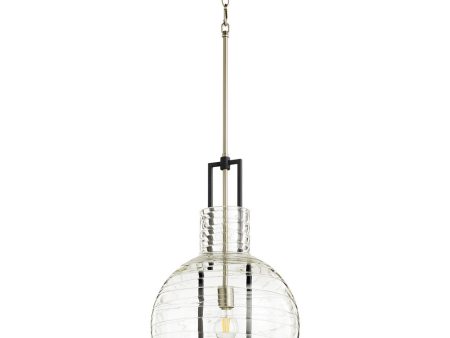 1-light Pendant Noir w  Satin Nickel Sale