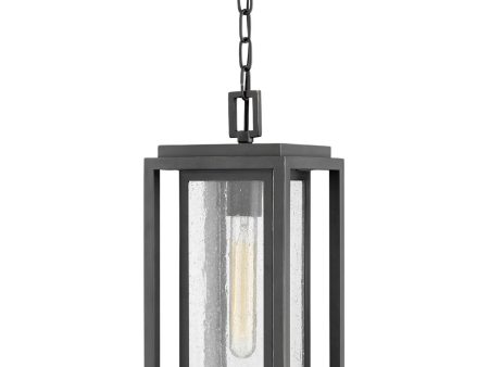 1-Light Medium Hanging Lantern in Oil Rubbed Bronze For Discount