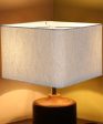 16x16x10 Rounded Corner Premiere Hardback Shallow Square Drum Lampshade Textured Oatmeal For Discount