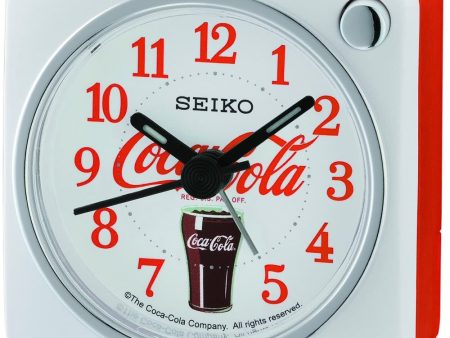 Coca-Cola Series Silent Snooze Night Light Alarm Clock, Wht Red on Sale