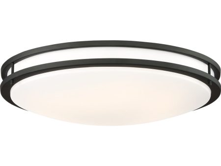 24 W Glamour LED Close-to-Ceiling Matte Black Supply