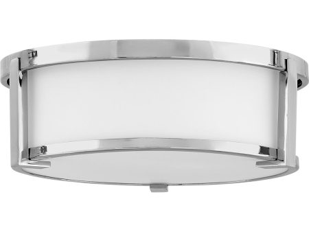 Lowell 2-Light Medium Flush Mount in Chrome Online Hot Sale