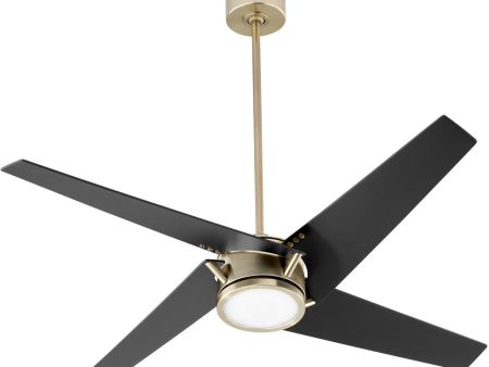 Axis 1-light LED Ceiling Fan Aged Brass For Discount