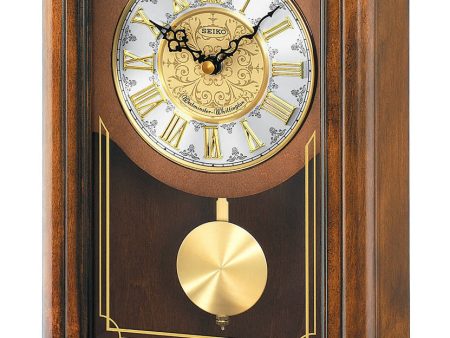 13 H Mantel Clock Brown Alder Discount