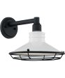 10 H Blue Harbor 1-Light Outdoor Gloss White   Textured Black Fashion