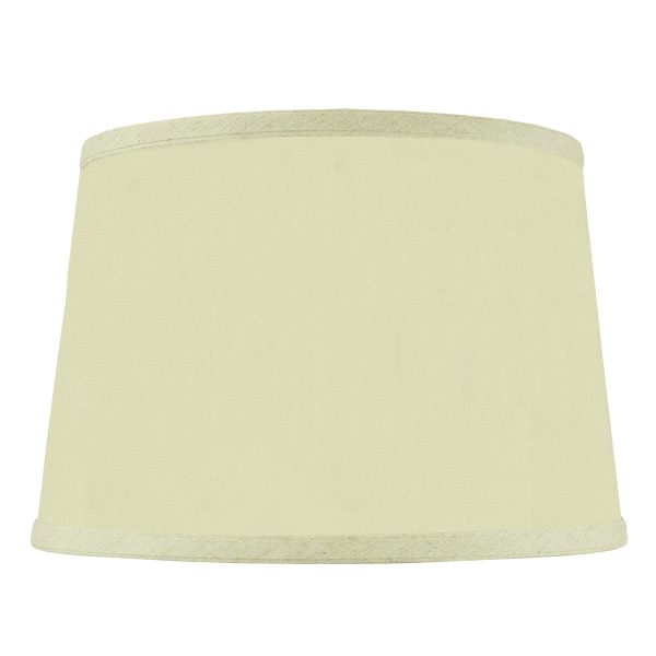 12 W x 8 H Hardback Shallow Drum Lamp Shade Eggshell Fabric For Cheap