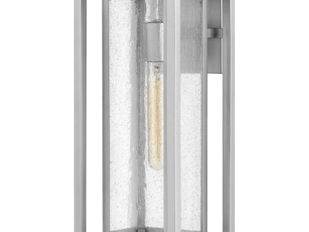 1-Light Large Outdoor Wall Mount Lantern in Satin Nickel Online