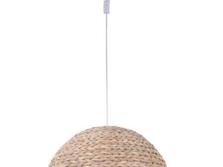 1-Light Plug In Swag Pendant Natural Woven Wicker, 22 w Online Hot Sale