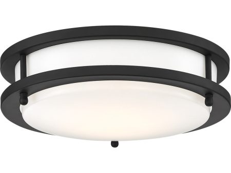 10 W Glamour LED Close-to-Ceiling Light Matte Black Fashion