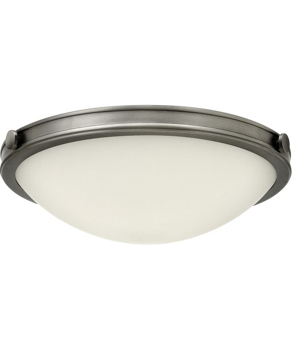 Maxwell LED-Light Medium Flush Mount in Antique Nickel For Discount