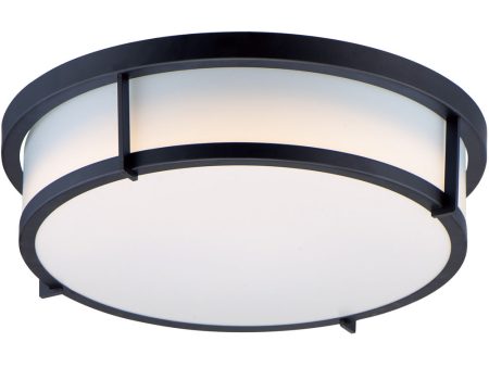 Rogue 13   2-Light Flush Mount E26 Black Online