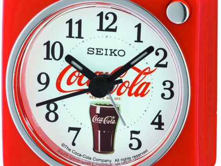 Coca-Cola Series Silent Snooze Night Light Alarm Clock, Red For Cheap