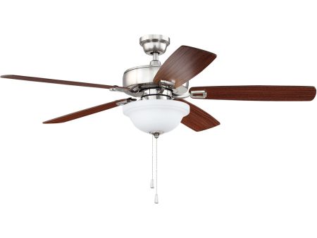 52  Twist N Click w  1 Light 3-Light LED Ceiling Fan (Blades Included) Brushed Polished Nickel Online